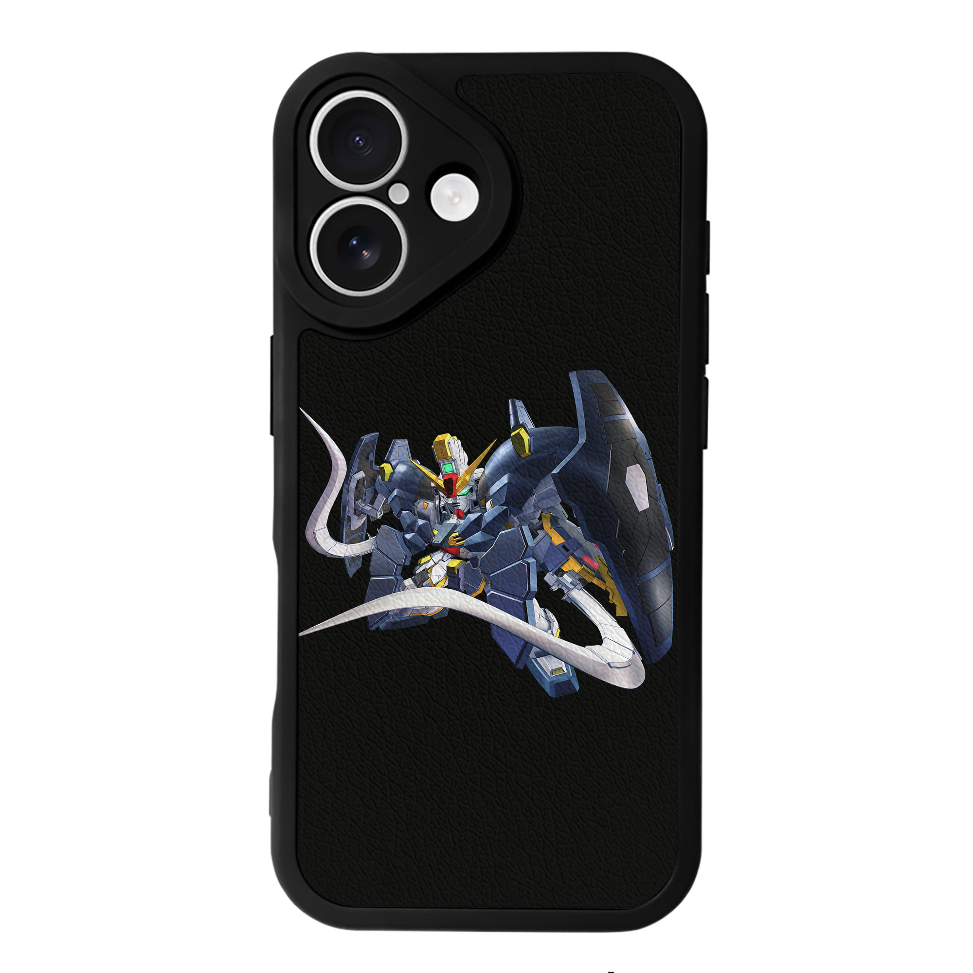 （画像用） 機動戦士ガンダム Mobile Suit Gundam 【iPhone 16シリーズ対応】シリコンスマホケース（レザー調） 材質：シリコン